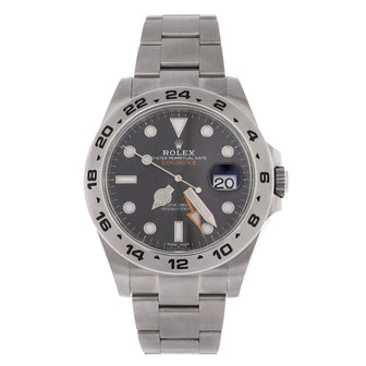 Rolex Oyster Perpetual Explorer II Automatic Watch Stainless Steel 42