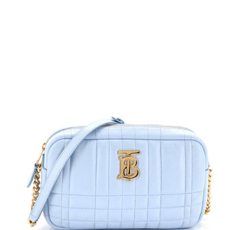 Burberry Lola Camera Bag Quilted Leather Small