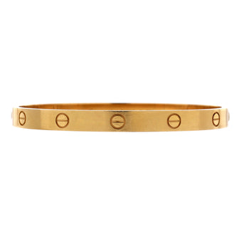 Cartier Love Bracelet Brushed 18K Yellow Gold