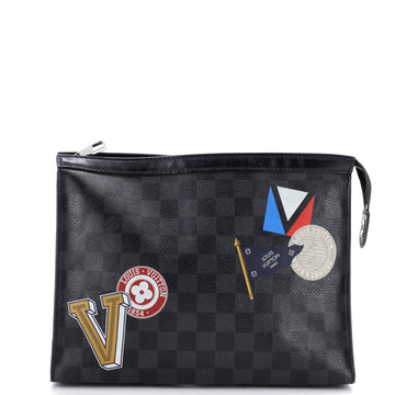 Louis Vuitton Pochette Voyage Limited Edition Damier Graphite LV League MM