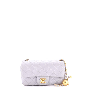 Chanel Pearl Crush Flap Bag Quilted Lambskin Mini