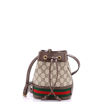 Gucci Ophidia Bucket Bag GG Coated Canvas Mini