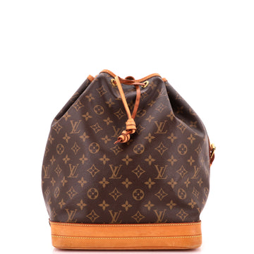 Louis Vuitton Noe Handbag Monogram Canvas Large