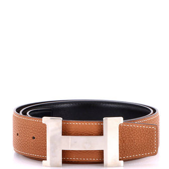 Hermes Constance Reversible Belt Leather Wide