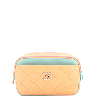 Chanel In & Out Belt Bag Quilted Goatskin Small