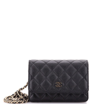 Chanel Wallet on Chain Quilted Caviar Mini