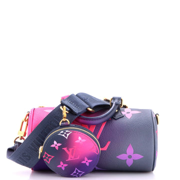 Louis Vuitton Papillon Handbag Spring in the City Monogram Giant Canvas BB