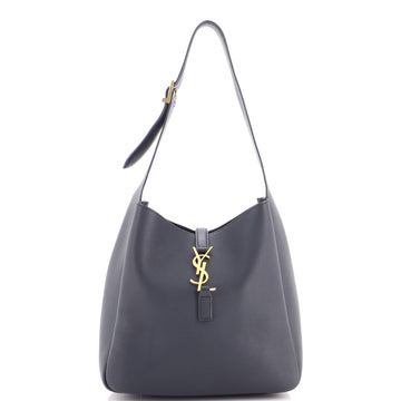 Saint Laurent Le 5 a 7 Supple Hobo Leather Small