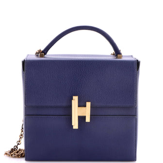 Hermes Cinhetic Top Handle Bag Chevre Mysore