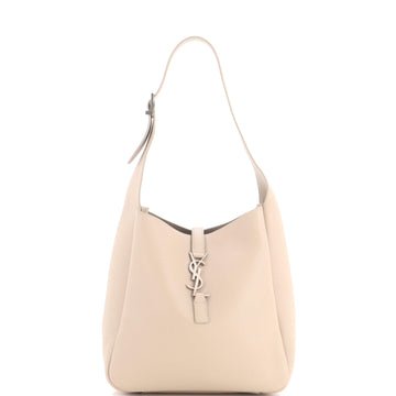 Saint Laurent Le 5 a 7 Supple Hobo Leather Small