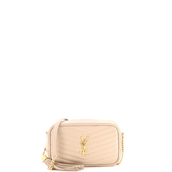 Saint Laurent Lou Camera Bag Matelasse Chevron Leather Mini
