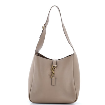 Saint Laurent Le 5 a 7 Supple Hobo Leather Small