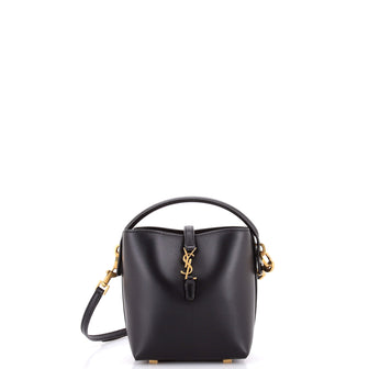 Saint Laurent Le 37 Bucket Bag Leather Mini