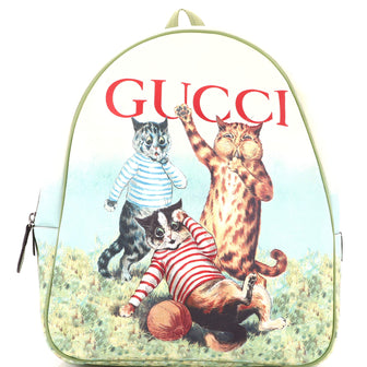 Gucci Children's Zip Backpack Printed Coated Canvas