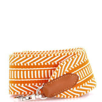 Hermes Sangle Shoulder Strap Cavale Canvas 25