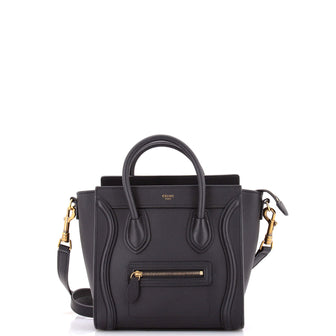 Celine Luggage Bag Smooth Leather Nano