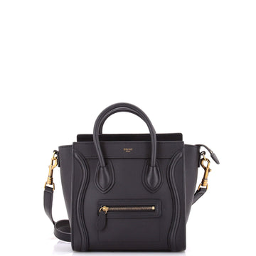Celine Luggage Bag Smooth Leather Nano
