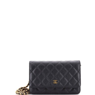 Chanel Wallet on Chain Quilted Caviar