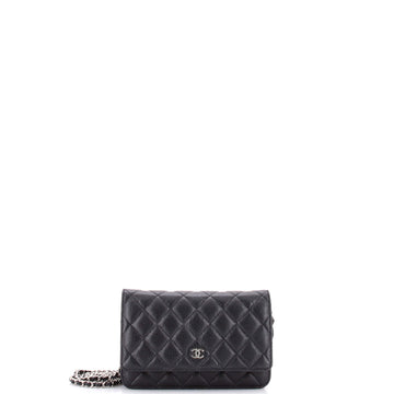 Chanel Wallet on Chain Quilted Caviar