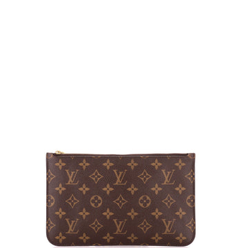 Louis Vuitton Neverfull Pochette Monogram Canvas Large