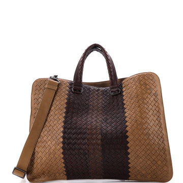 Bottega Veneta Club Fume Briefcase Intrecciato Nappa