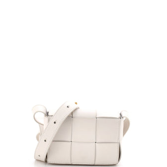Bottega Veneta Cassette Crossbody Bag Maxi Intrecciato Leather Candy
