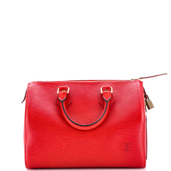 Louis Vuitton Speedy Handbag Epi Leather 25