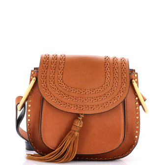 Chloe Hudson Handbag Whipstitch Leather Small