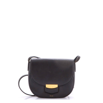 Celine Trotteur Crossbody Bag Grainy Leather Small