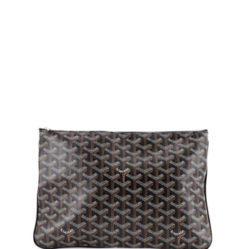 Goyard Senat Zip Pouch Coated Canvas MM