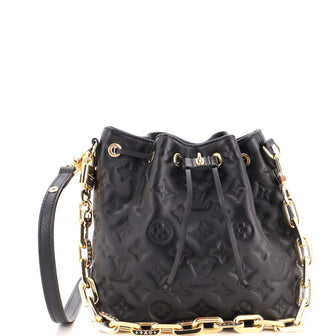 Louis Vuitton Coussin Bucket Bag Monogram Embossed Lambskin