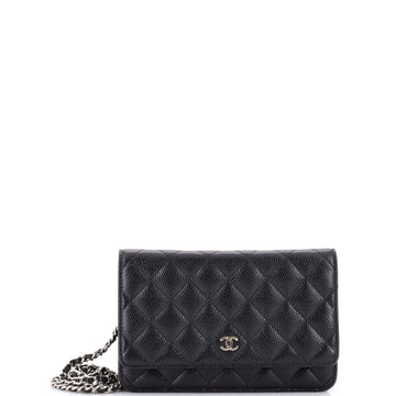 Chanel Wallet on Chain Quilted Caviar