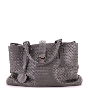 Bottega Veneta Roma Bag Intrecciato Nappa Medium