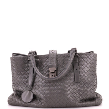 Bottega Veneta Roma Bag Intrecciato Nappa Medium