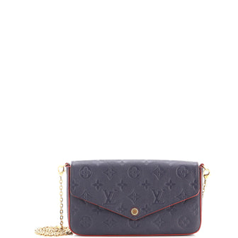 Louis Vuitton Felicie Pochette Monogram Empreinte Leather