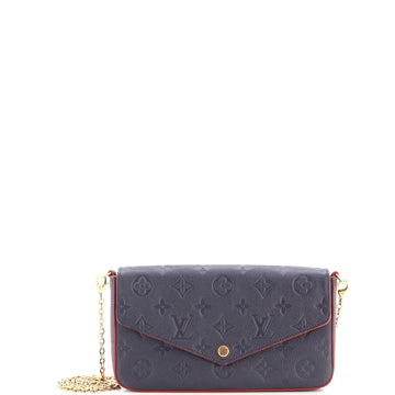Louis Vuitton Felicie Pochette Monogram Empreinte Leather