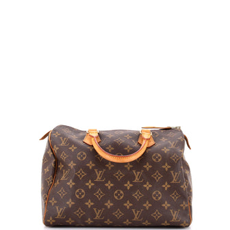 Louis Vuitton Speedy Handbag Monogram Canvas 30