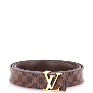 Louis Vuitton LV Initiales Belt Damier Thin