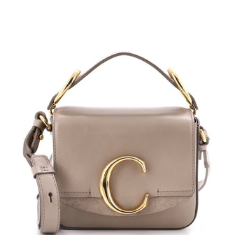 Chloe C Flap Bag Leather Mini