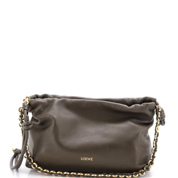 Loewe Flamenco Knot Chain Purse Bag Leather Medium