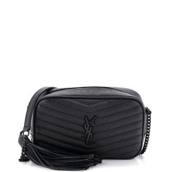 Saint Laurent LouLou Crossbody Bag Matelasse Chevron Leather Mini