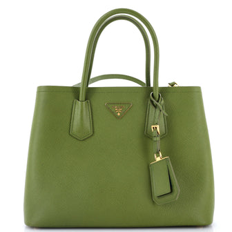 Prada Cuir Double Tote Saffiano Leather Medium