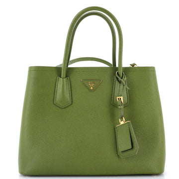 Prada Cuir Double Tote Saffiano Leather Medium