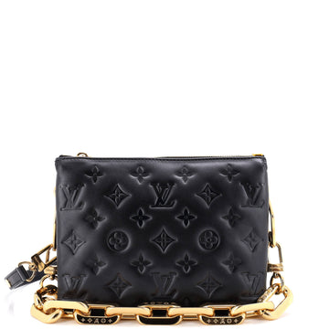 Louis Vuitton Coussin Bag Monogram Embossed Lambskin BB