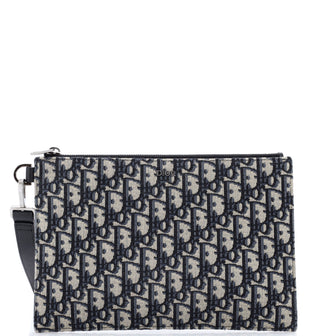 Christian Dior A5 Pouch Oblique Canvas