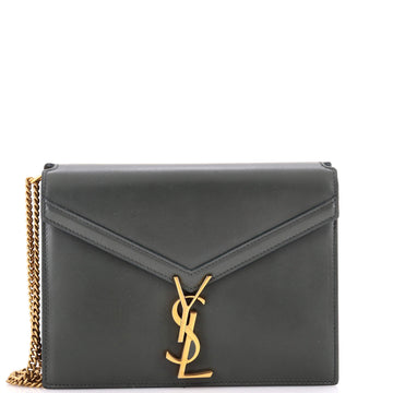Saint Laurent Cassandra Chain Shoulder Bag Leather Small