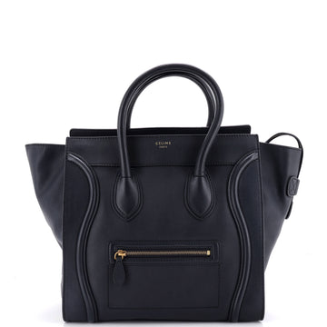 Celine Luggage Bag Smooth Leather Mini