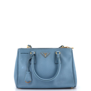 Prada Galleria Double Zip Tote Saffiano Leather Small