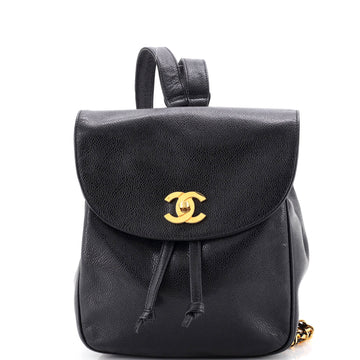 Chanel Vintage CC Pocket Backpack Caviar Mini