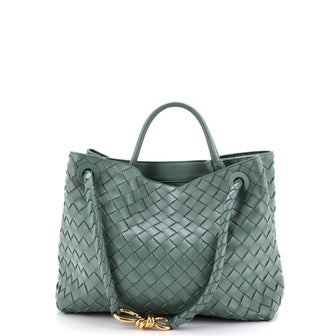 Bottega Veneta Andiamo Top Handle Bag Intrecciato Nappa Small